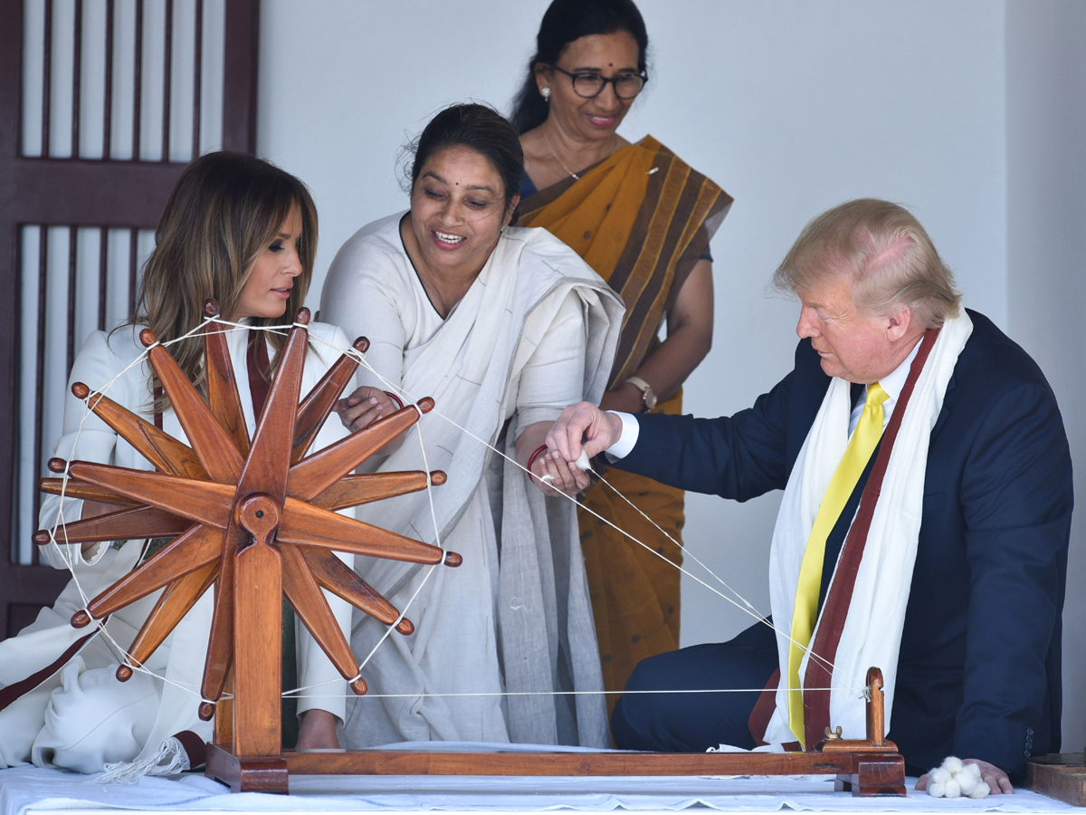 Donald Trump In India Visit - Sakshi19