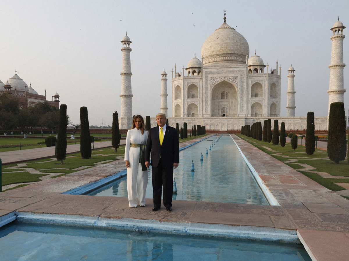 US President Donald Trump visits Taj Mahal - Sakshi5