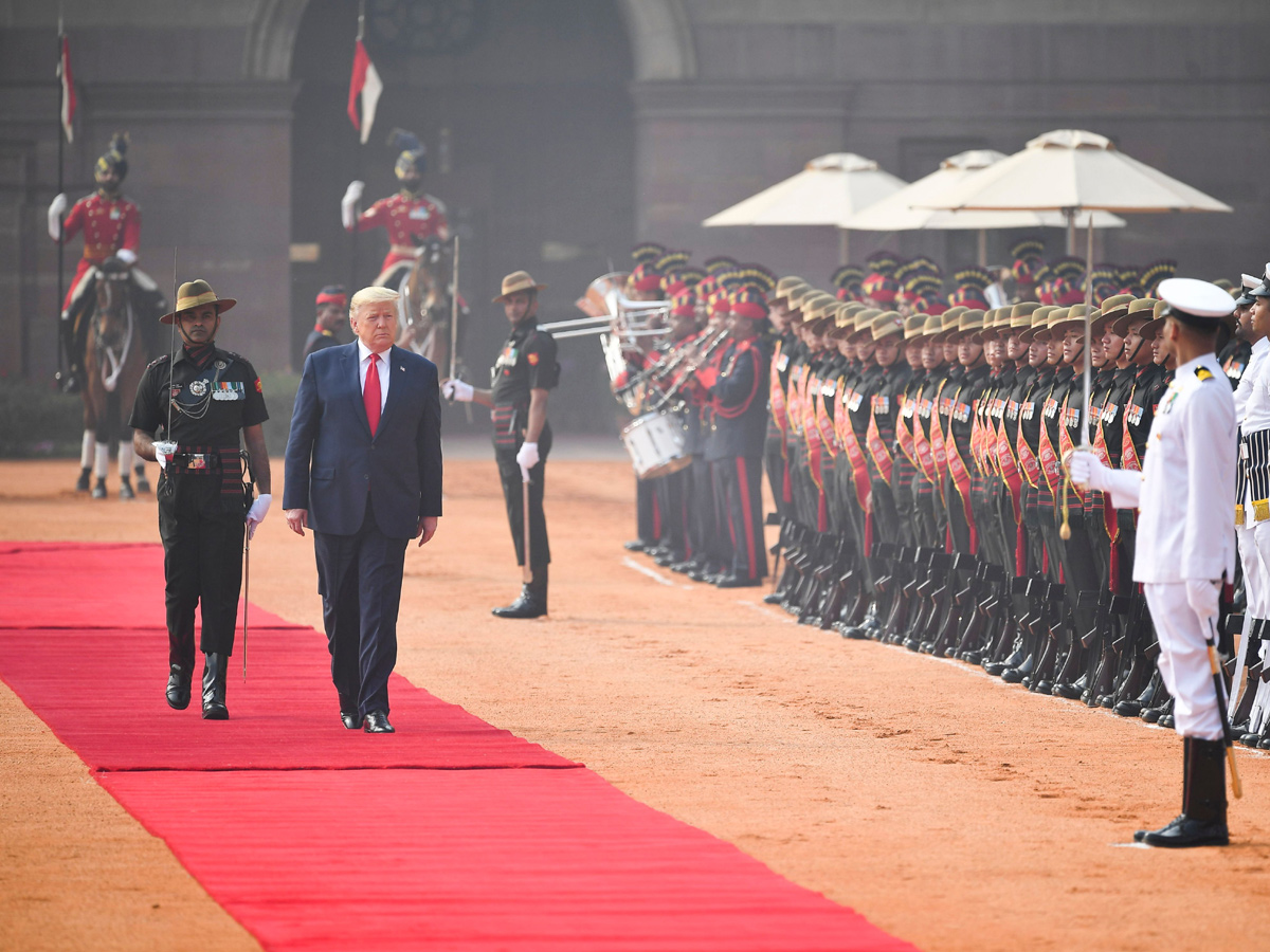 Donald Trump Visits at Rashtrapati Bhavan Photo Gallery - Sakshi12