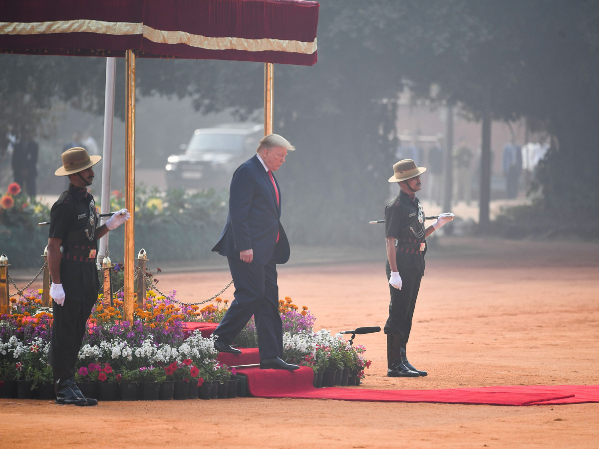 Donald Trump Visits at Rashtrapati Bhavan Photo Gallery - Sakshi14