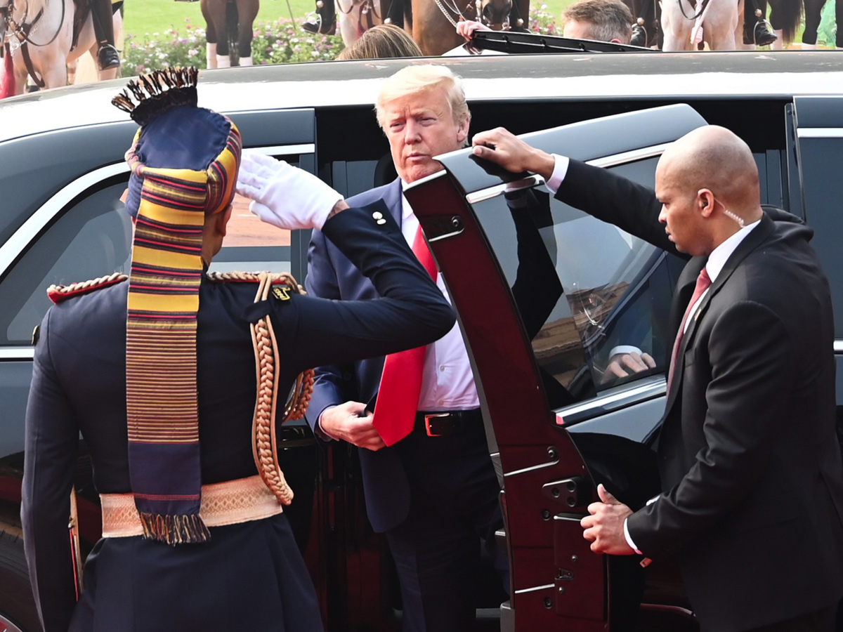 Donald Trump Visits at Rashtrapati Bhavan Photo Gallery - Sakshi17