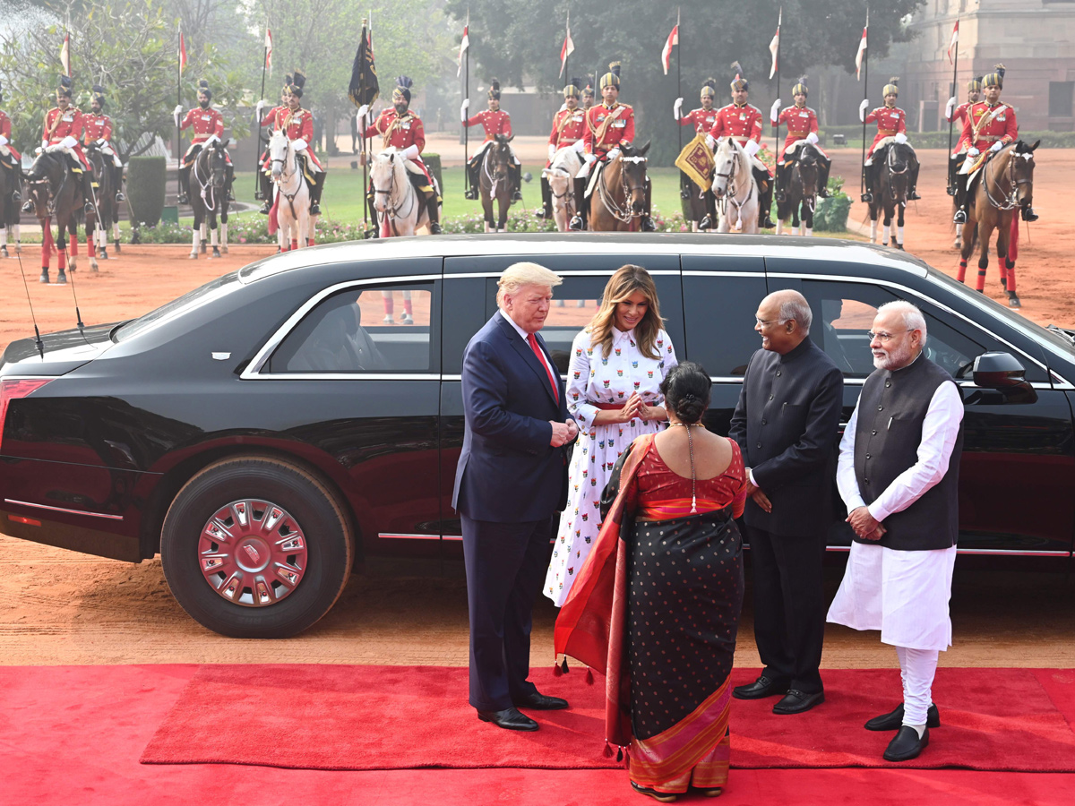 Donald Trump Visits at Rashtrapati Bhavan Photo Gallery - Sakshi2