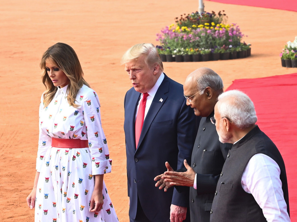 Donald Trump Visits at Rashtrapati Bhavan Photo Gallery - Sakshi20