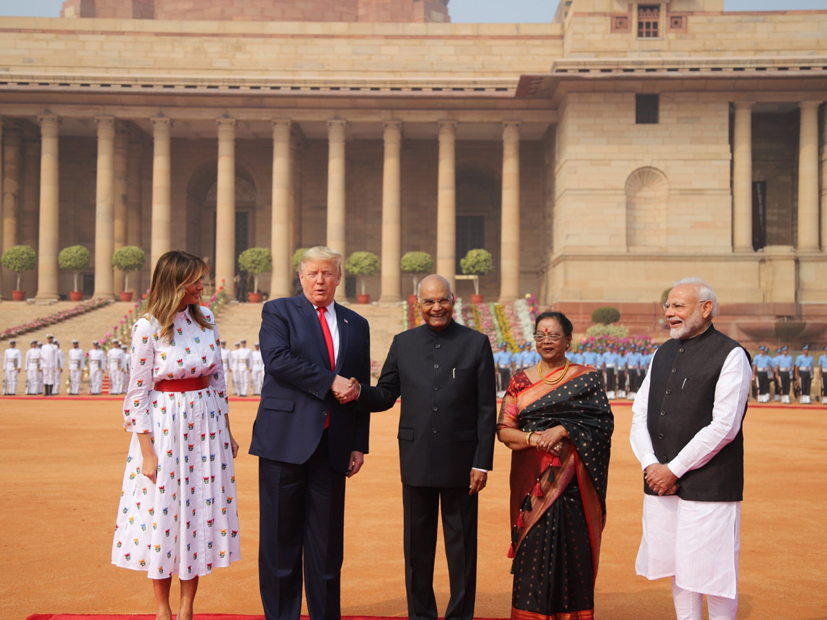 Donald Trump Visits at Rashtrapati Bhavan Photo Gallery - Sakshi34