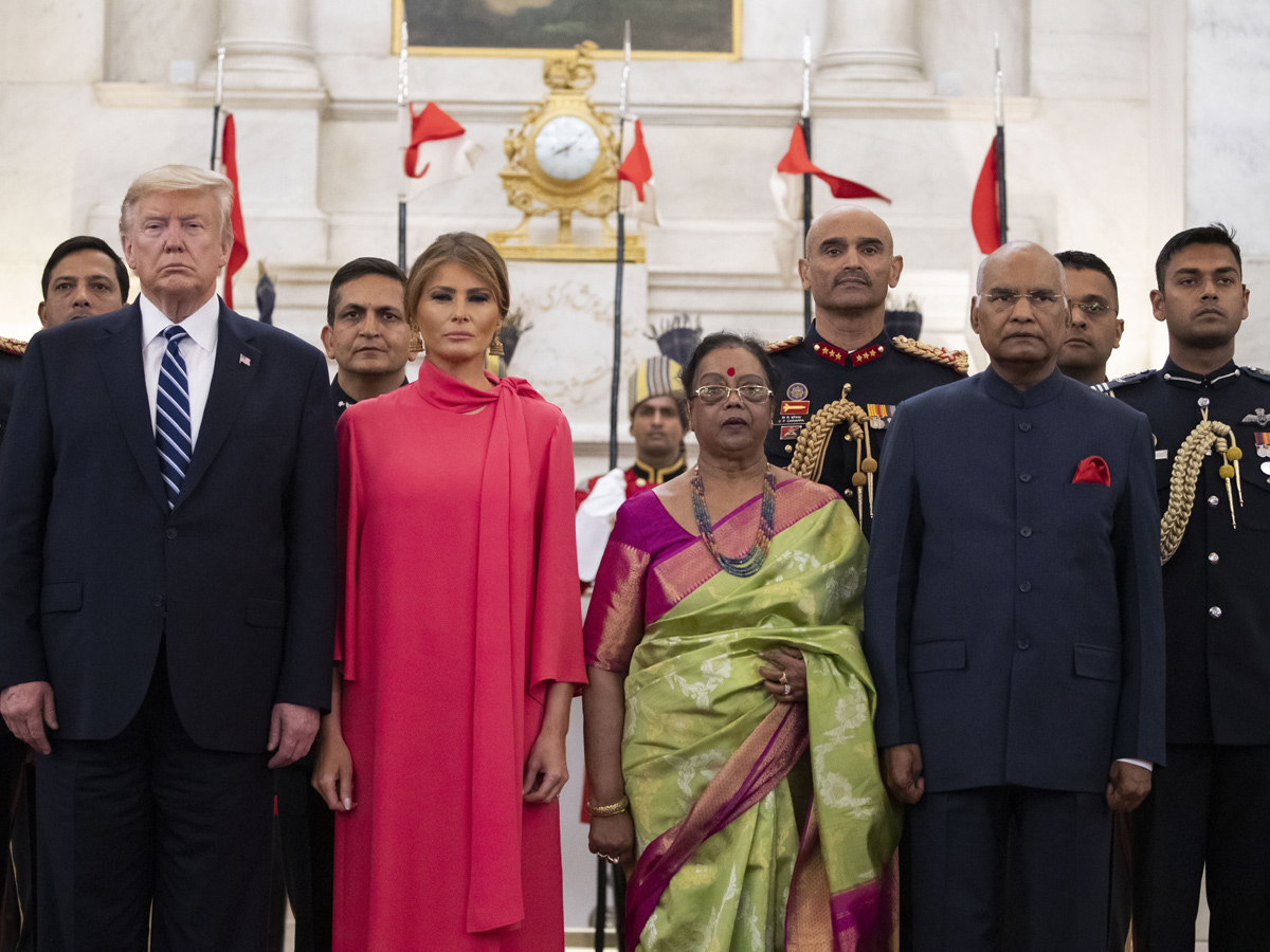 Trump meets with Indian president attends state banquet Photo Gallery - Sakshi6