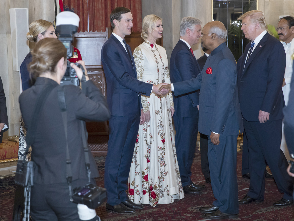 Trump meets with Indian president attends state banquet Photo Gallery - Sakshi7