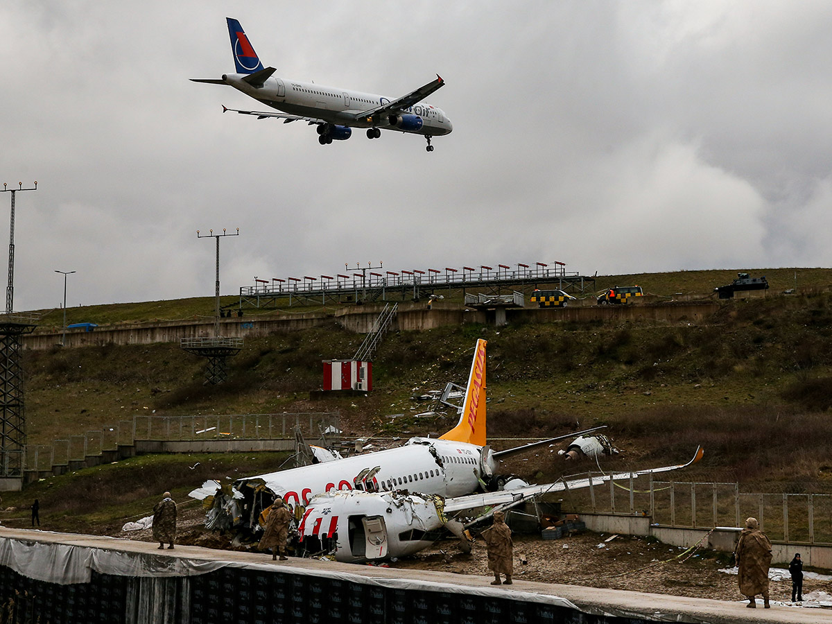 Turkey Plane Crash Runway Istanbul Airport Photo Gallery - Sakshi11