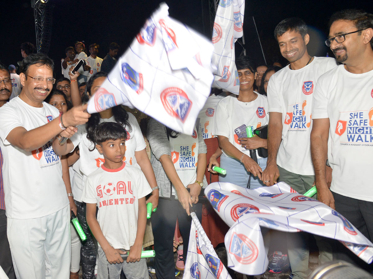 She Safe Night Walk at Gachibowli Stadium in Hyderabad Photo Gallery - Sakshi10