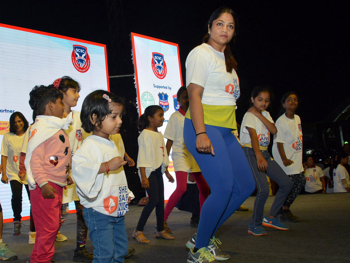 She Safe Night Walk at Gachibowli Stadium in Hyderabad Photo Gallery - Sakshi6