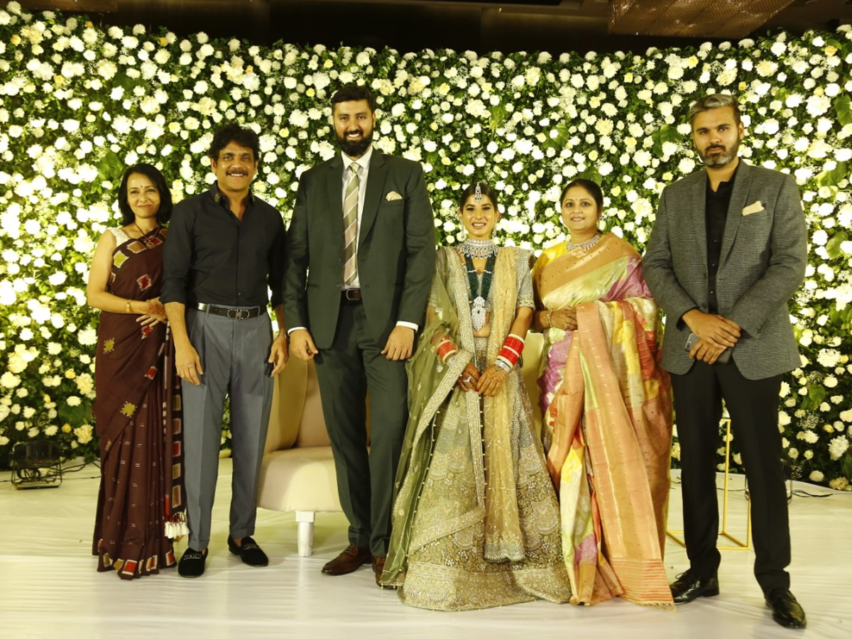 Jayasudha Kapoor son Nihar wedding reception Photo gallery - Sakshi10