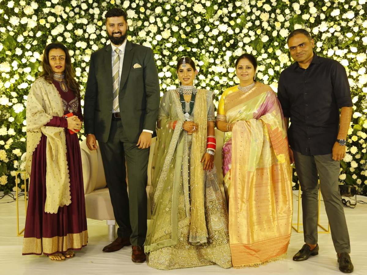 Jayasudha Kapoor son Nihar wedding reception Photo gallery - Sakshi11