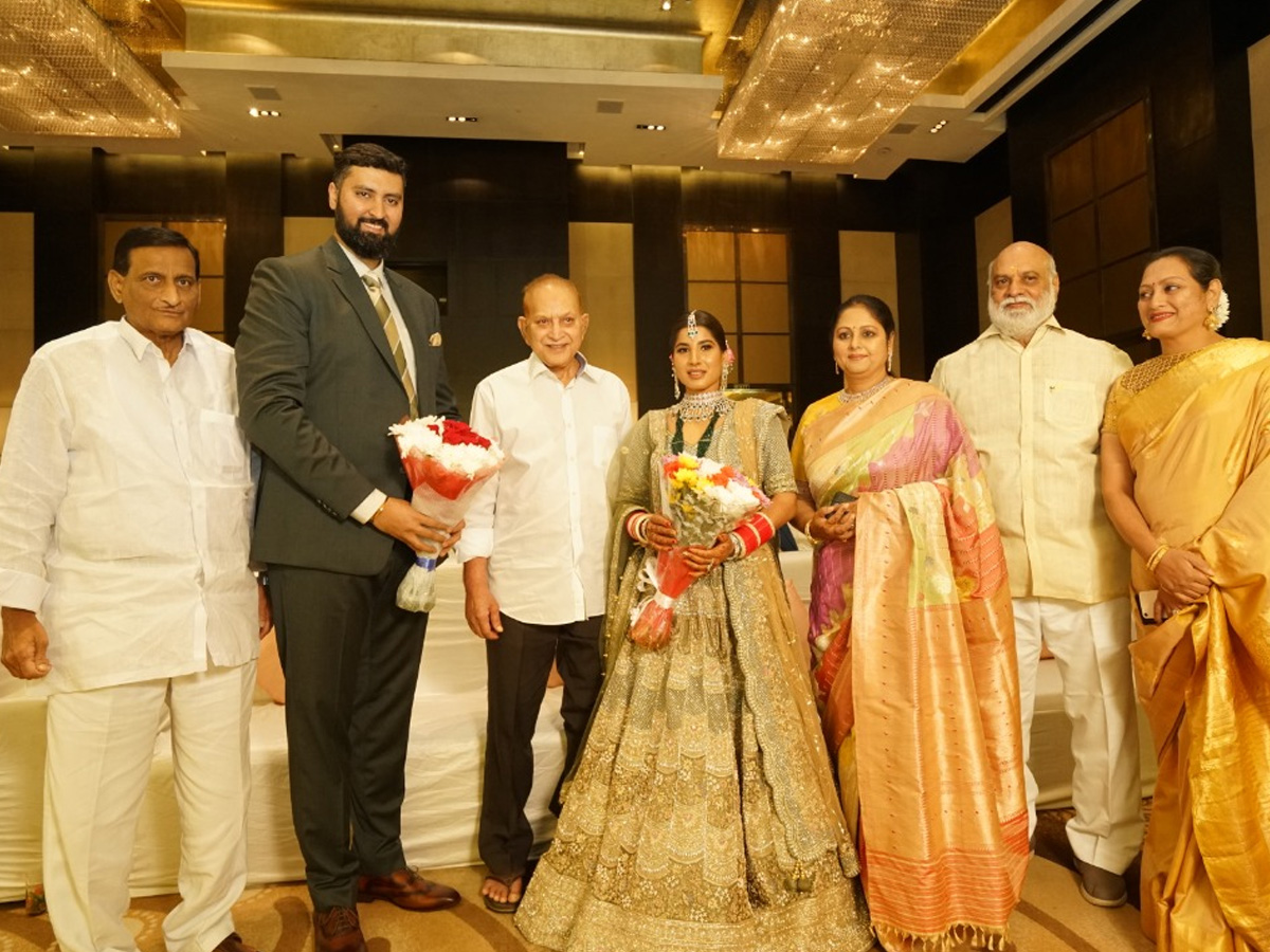 Jayasudha Kapoor son Nihar wedding reception Photo gallery - Sakshi13