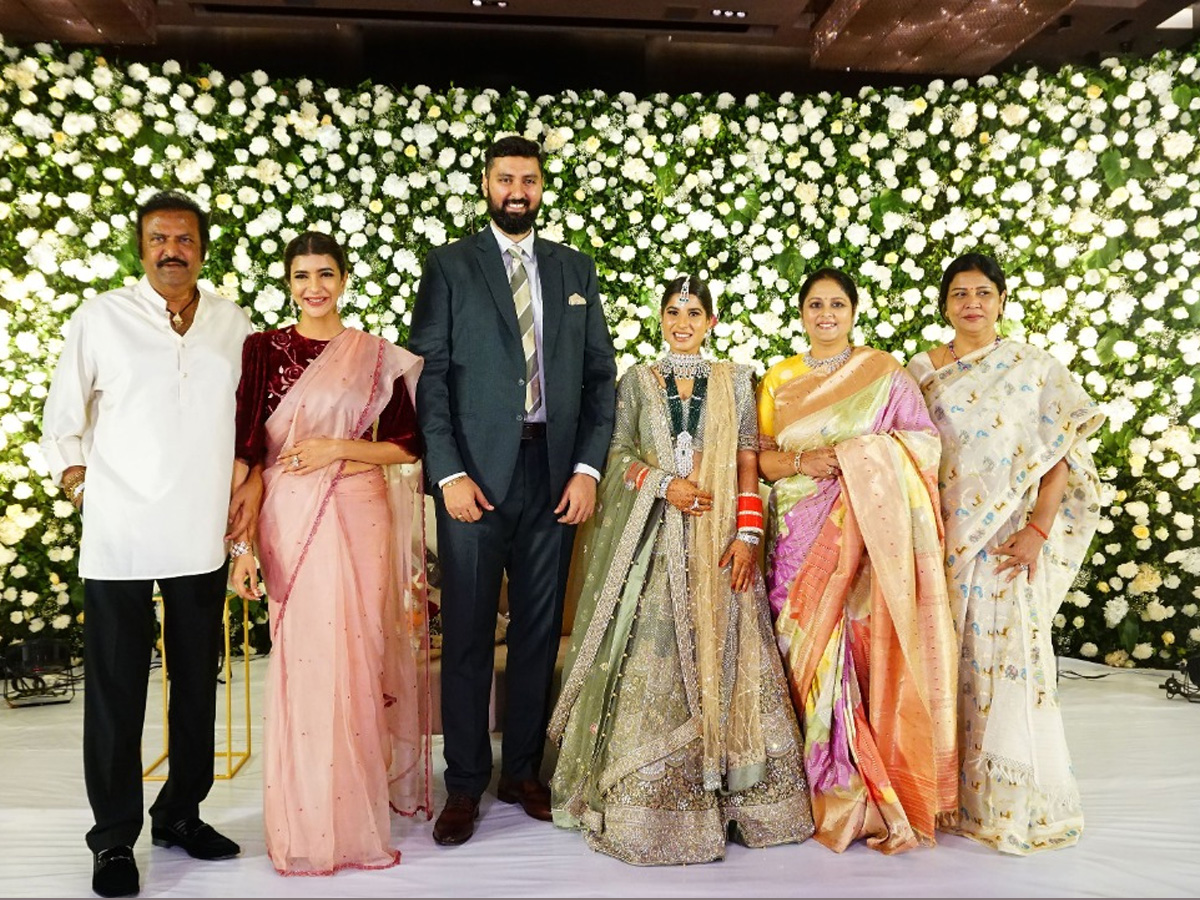 Jayasudha Kapoor son Nihar wedding reception Photo gallery - Sakshi6