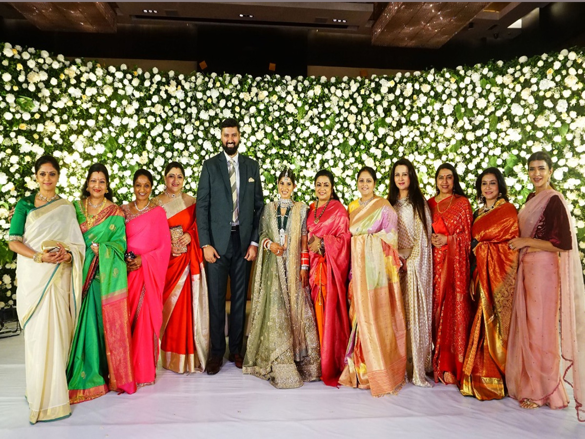 Jayasudha Kapoor son Nihar wedding reception Photo gallery - Sakshi8