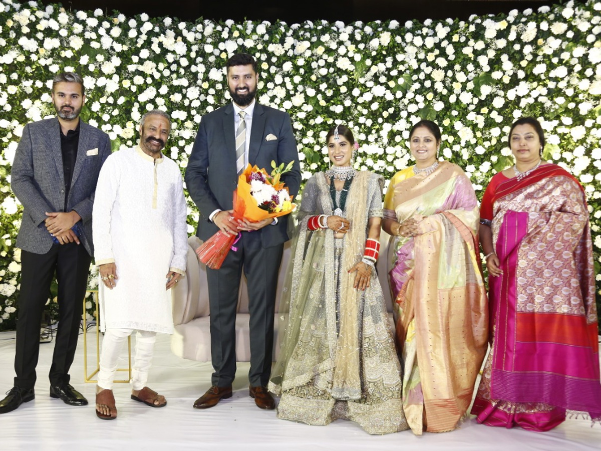 Jayasudha Kapoor son Nihar wedding reception Photo gallery - Sakshi9