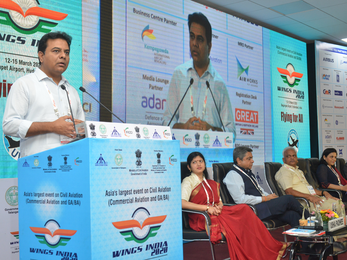 KTR Participates in Wings India 2020 Global Aviation Summit Photo Gallery - Sakshi16