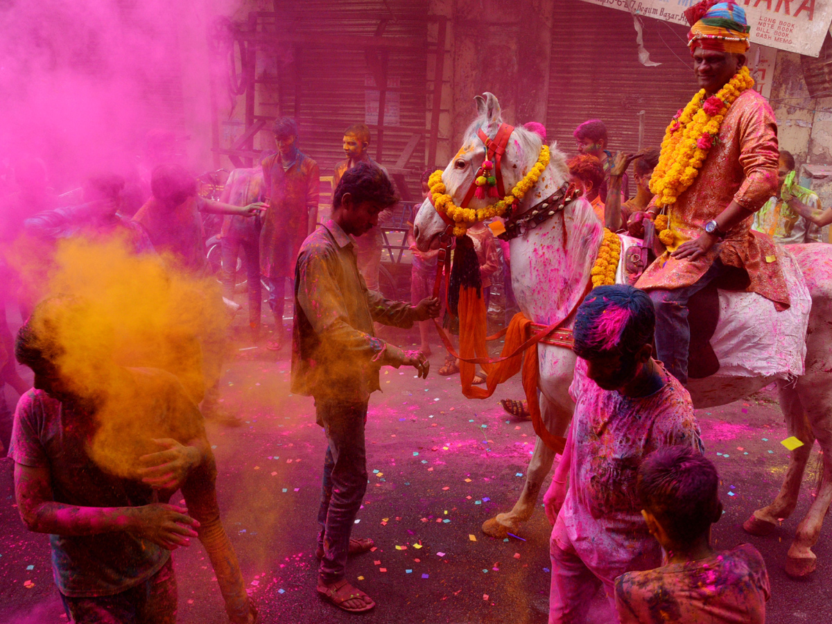 holi celebration 2020 Photo Gallery - Sakshi19