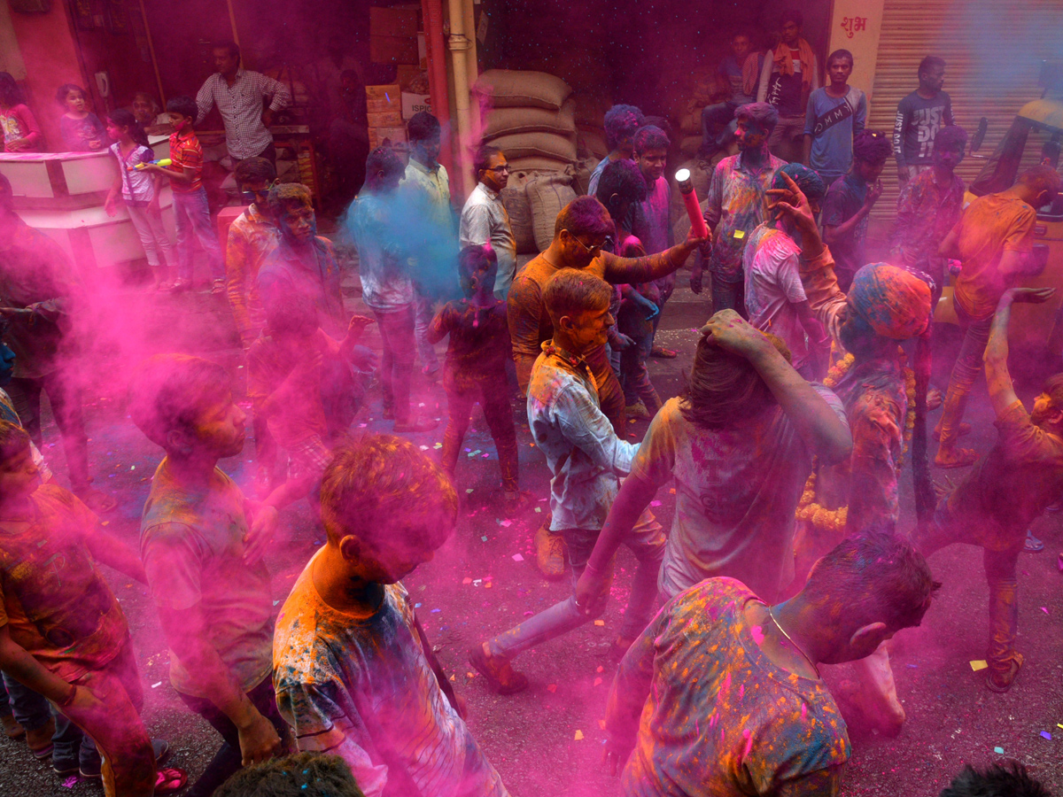 holi celebration 2020 Photo Gallery - Sakshi22