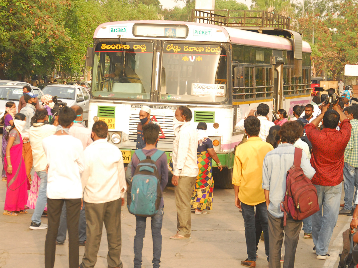 TSRTC Bus Service Begins In Telangana Photo Gallery - Sakshi16