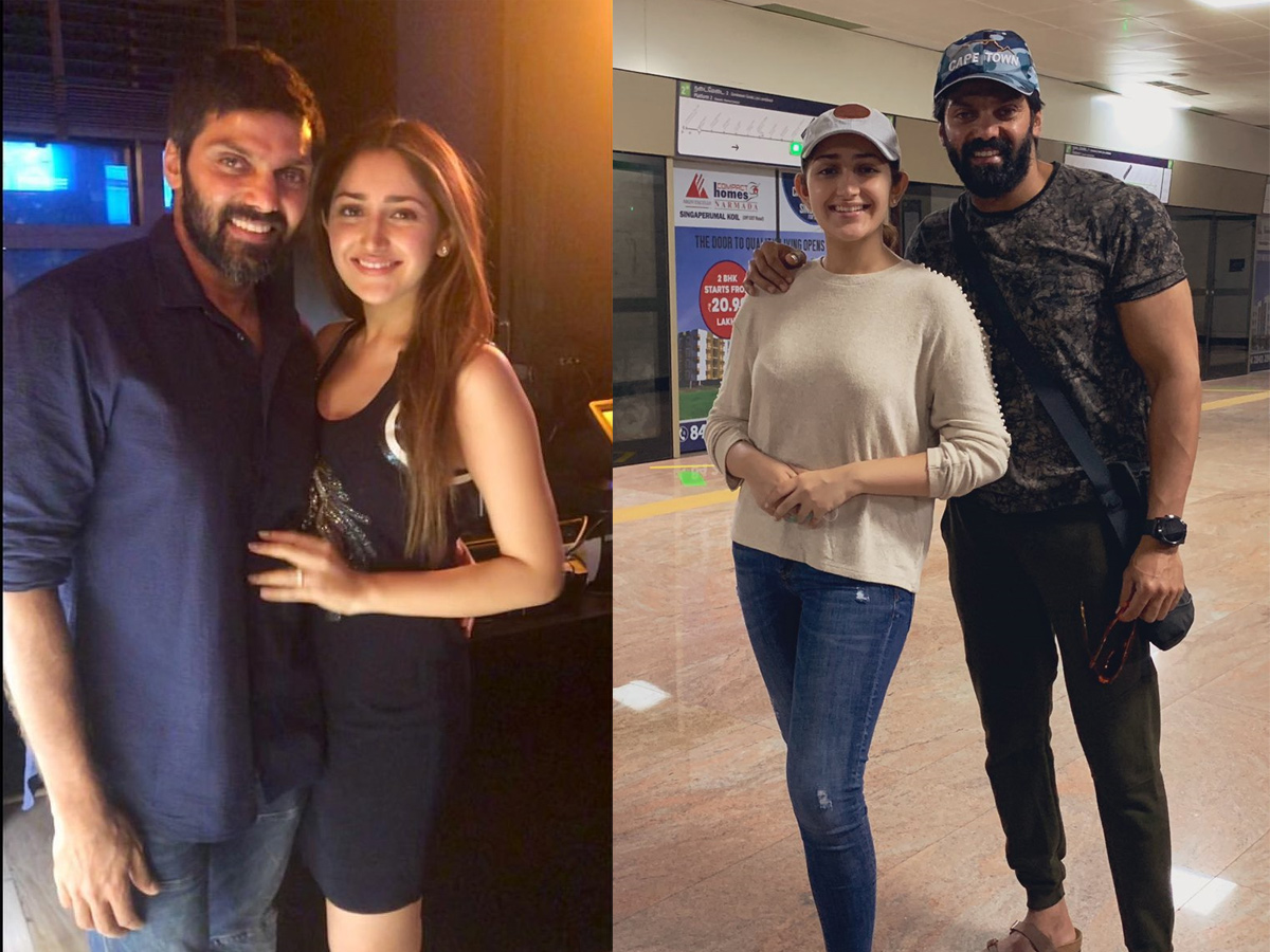 Lovely Couple Arya and Sayyeshaa saigal Photo Gallery - Sakshi17