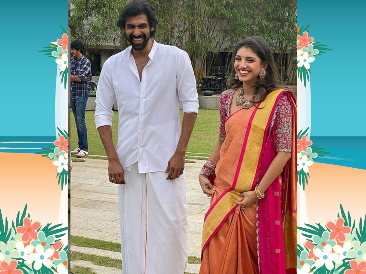 Rana Daggubati and Miheeka Bajaj's roka ceremony - Sakshi5