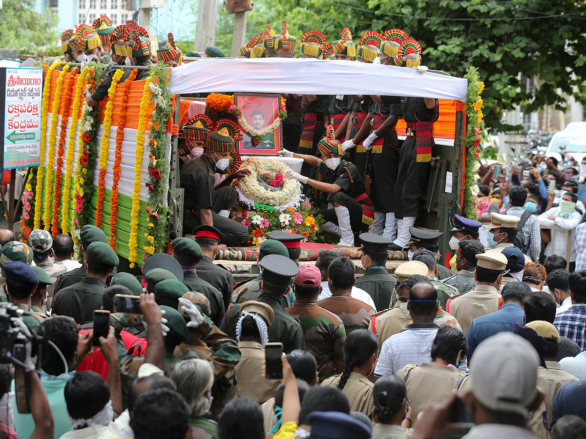 Colonel Santosh babu Final Journey Photo Gallery - Sakshi3