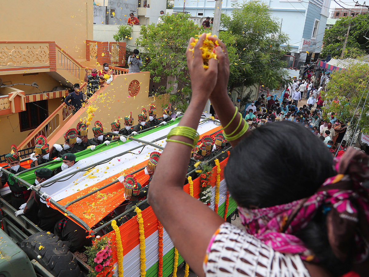 Colonel Santosh babu Final Journey Photo Gallery - Sakshi4