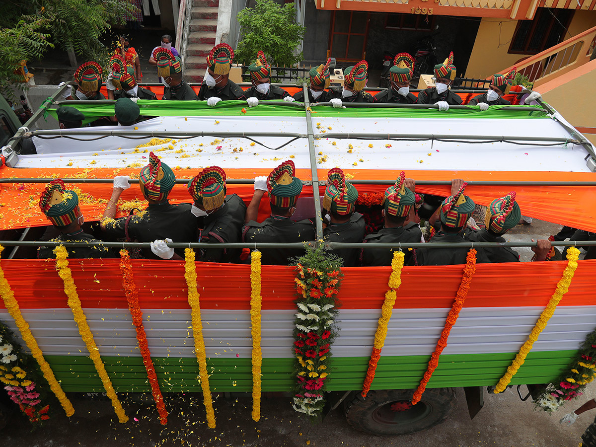 Colonel Santosh babu Final Journey Photo Gallery - Sakshi7