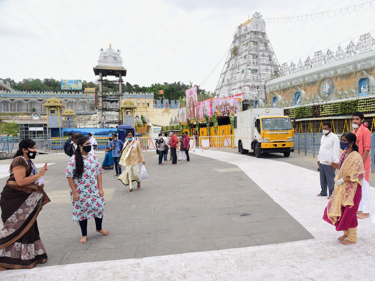 Tirumala temple set for trial run today Photo Gallery - Sakshi17