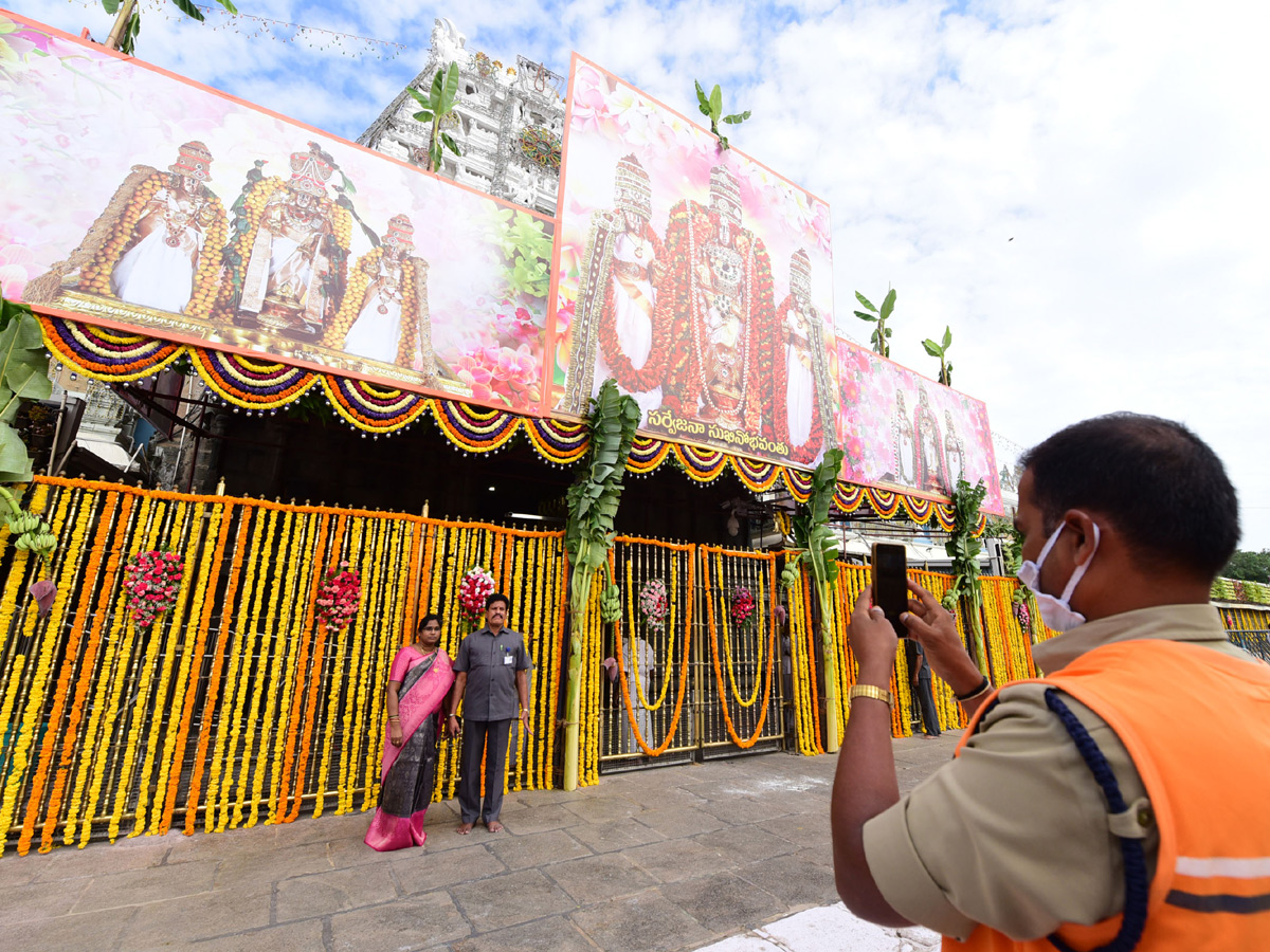 Tirumala temple set for trial run today Photo Gallery - Sakshi5