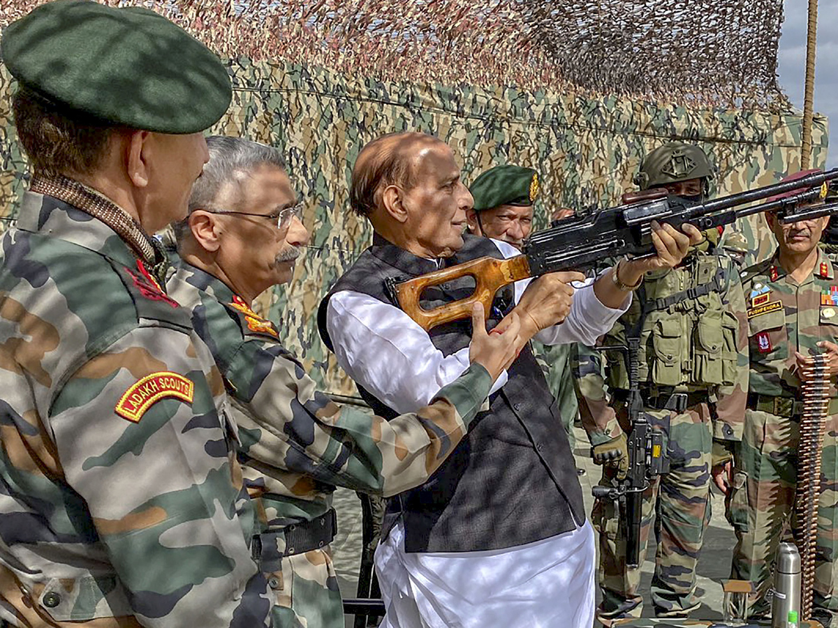 Defence Minister Rajnath Singh Visits Ladakh Photo Gallery - Sakshi1