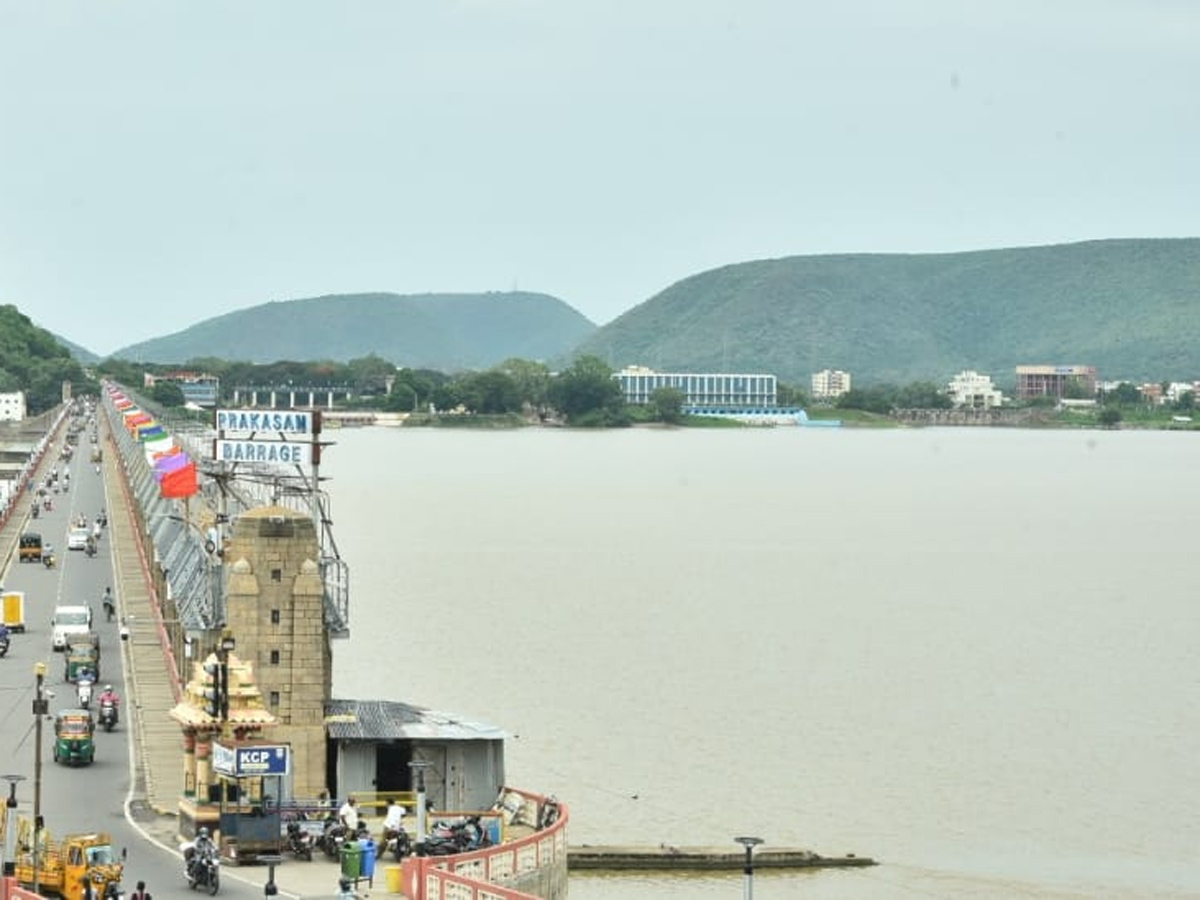 Flood Water at Prakasham Barrage Photo Gallery - Sakshi3