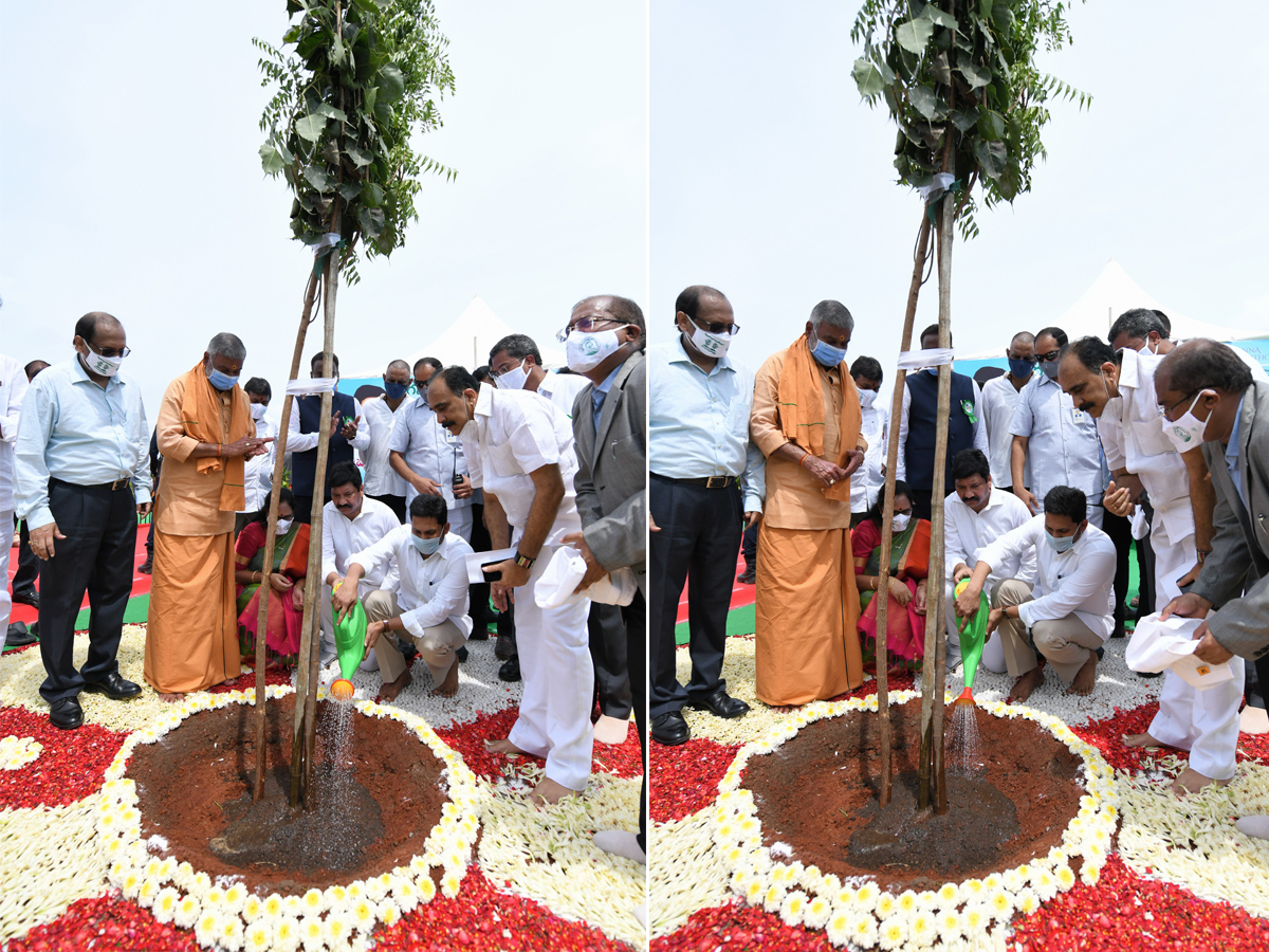 CM Jagan launches 71st Vana Mahotsavam in Krishna district Photo Gallery - Sakshi1