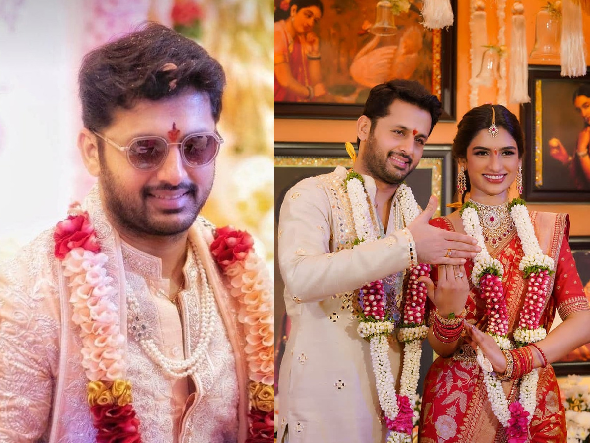 Nithiin and Shalini wedding photo gallery - Sakshi1