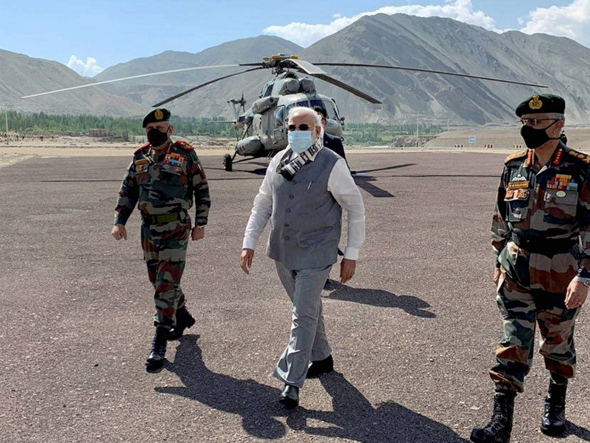 PM Narendra Modi Visit To Ladakh Photo Gallery - Sakshi4