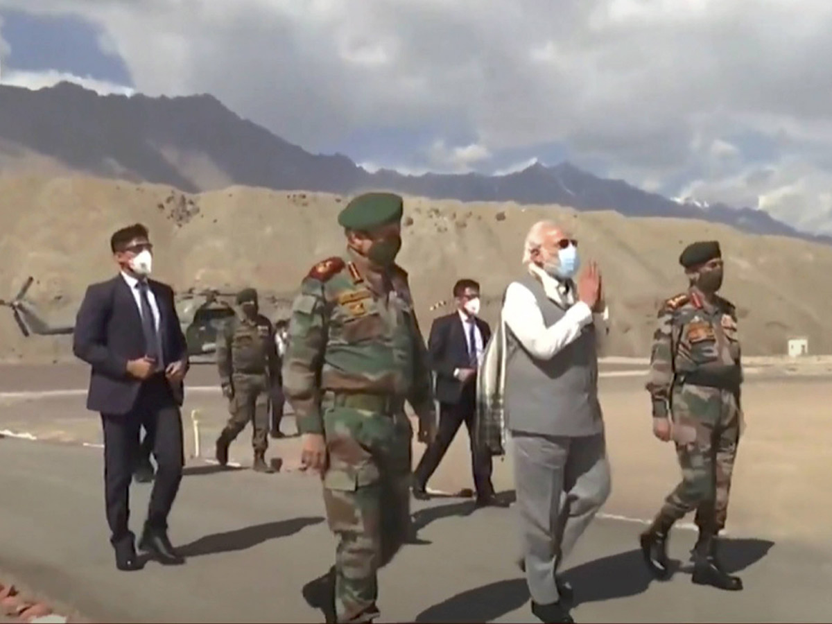 PM Narendra Modi Visit To Ladakh Photo Gallery - Sakshi5