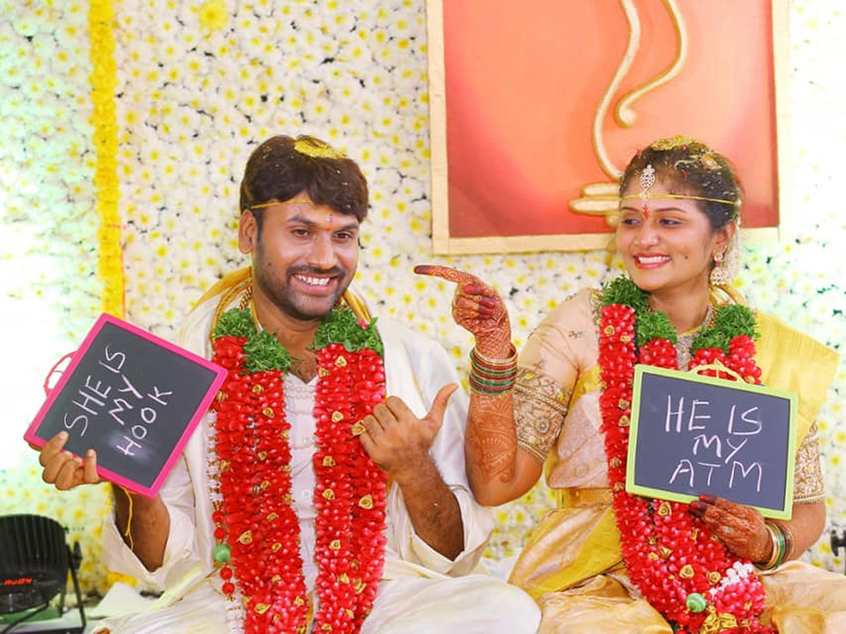 producer vallurupalli ramesh son raghavendra maharshis wedding photo gallery - Sakshi6