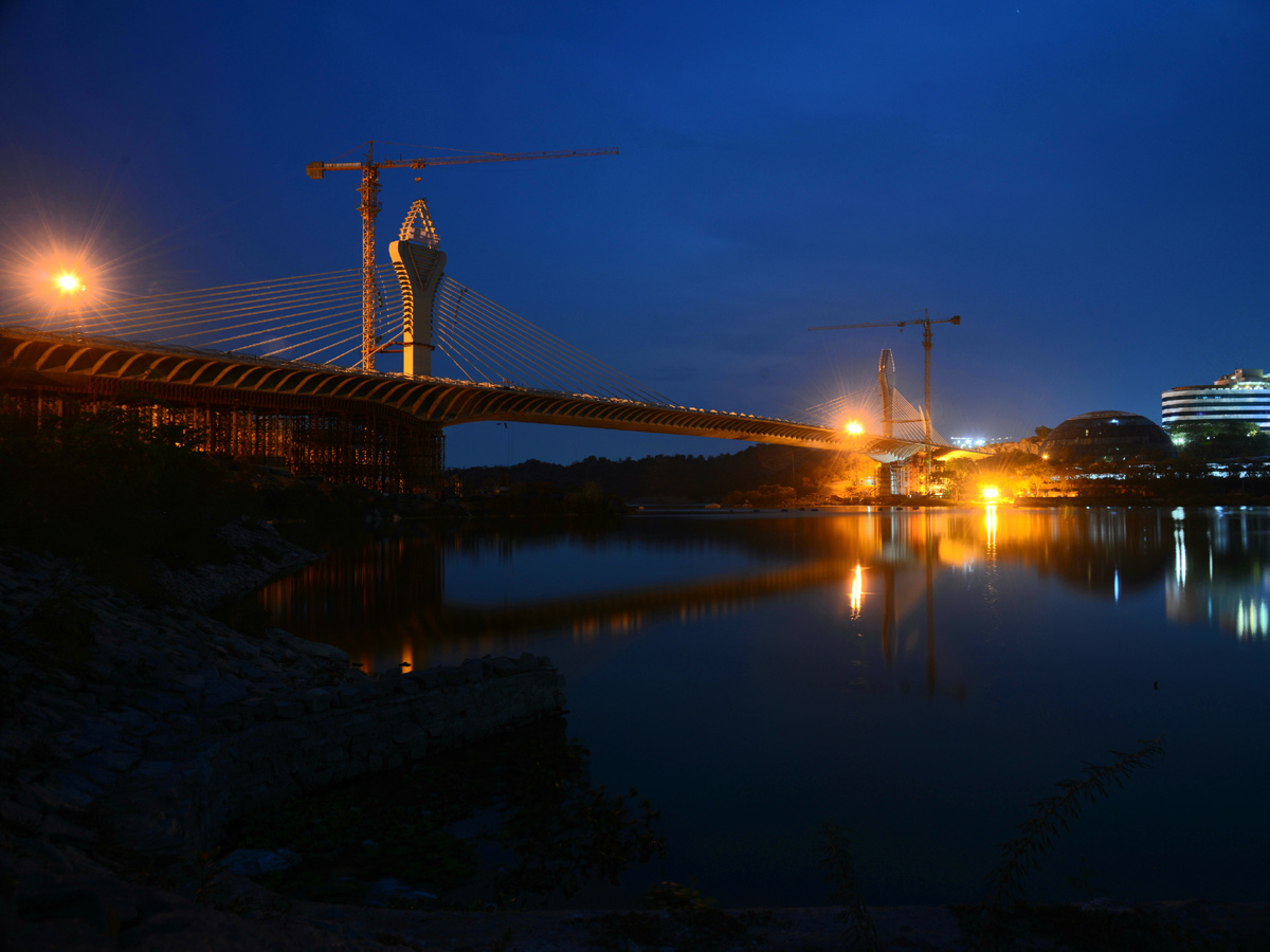 durgam cheruvu cable bridge photo gallery - Sakshi9