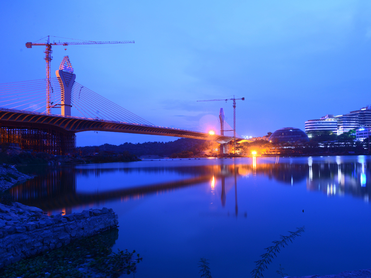 durgam cheruvu cable bridge photo gallery - Sakshi2