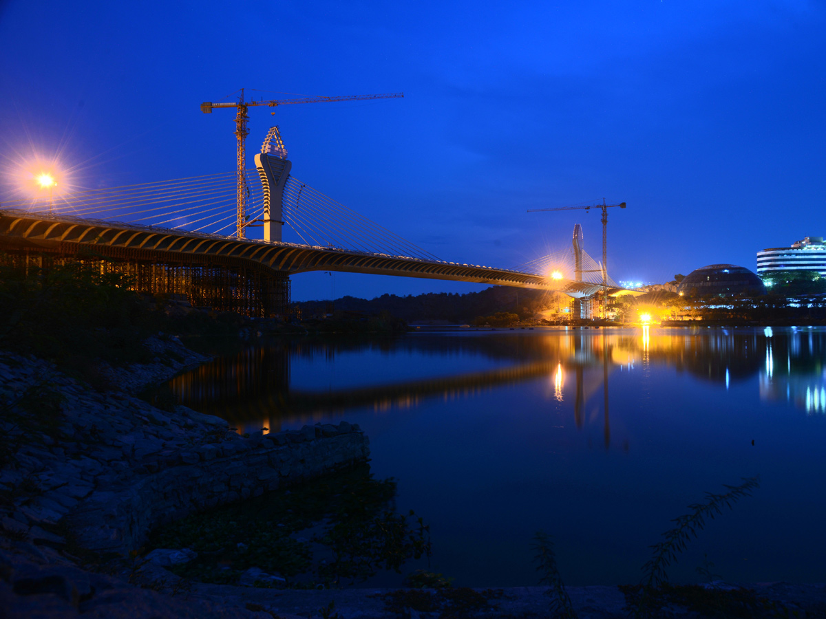 durgam cheruvu cable bridge photo gallery - Sakshi4