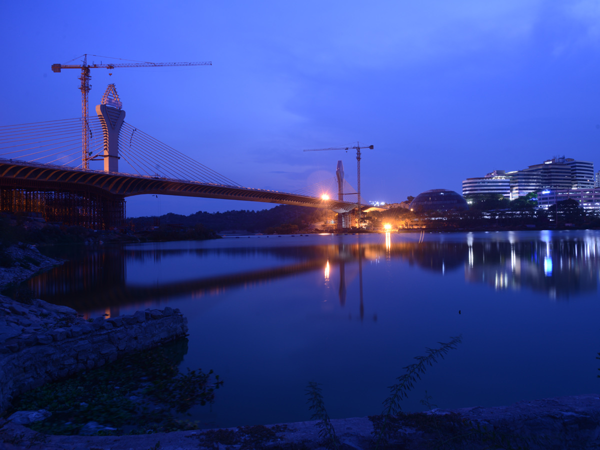 durgam cheruvu cable bridge photo gallery - Sakshi6