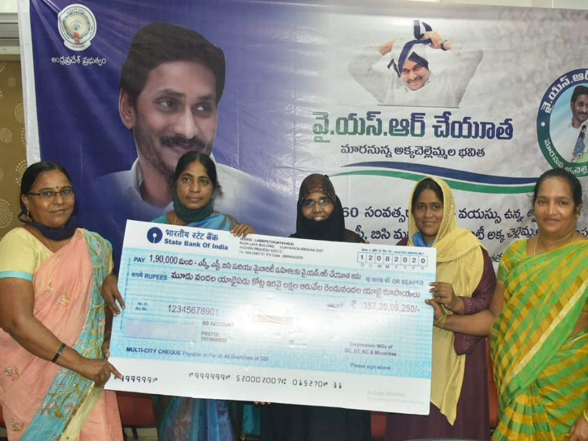 CM YS Jagan Launched YSR Cheyutha Scheme In Tadepalli Photo Gallery - Sakshi22