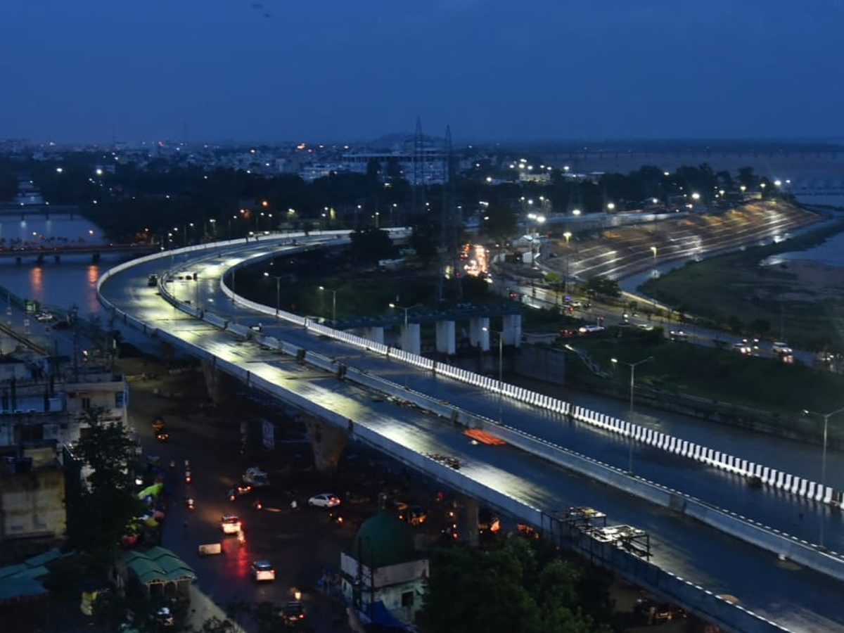 kanaka durga temple Fly over Light photos Photo Gallery - Sakshi4