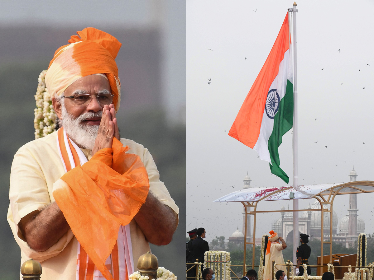 Narendra Modi Hoisted National Flag Errakota Photo Gallery - Sakshi1