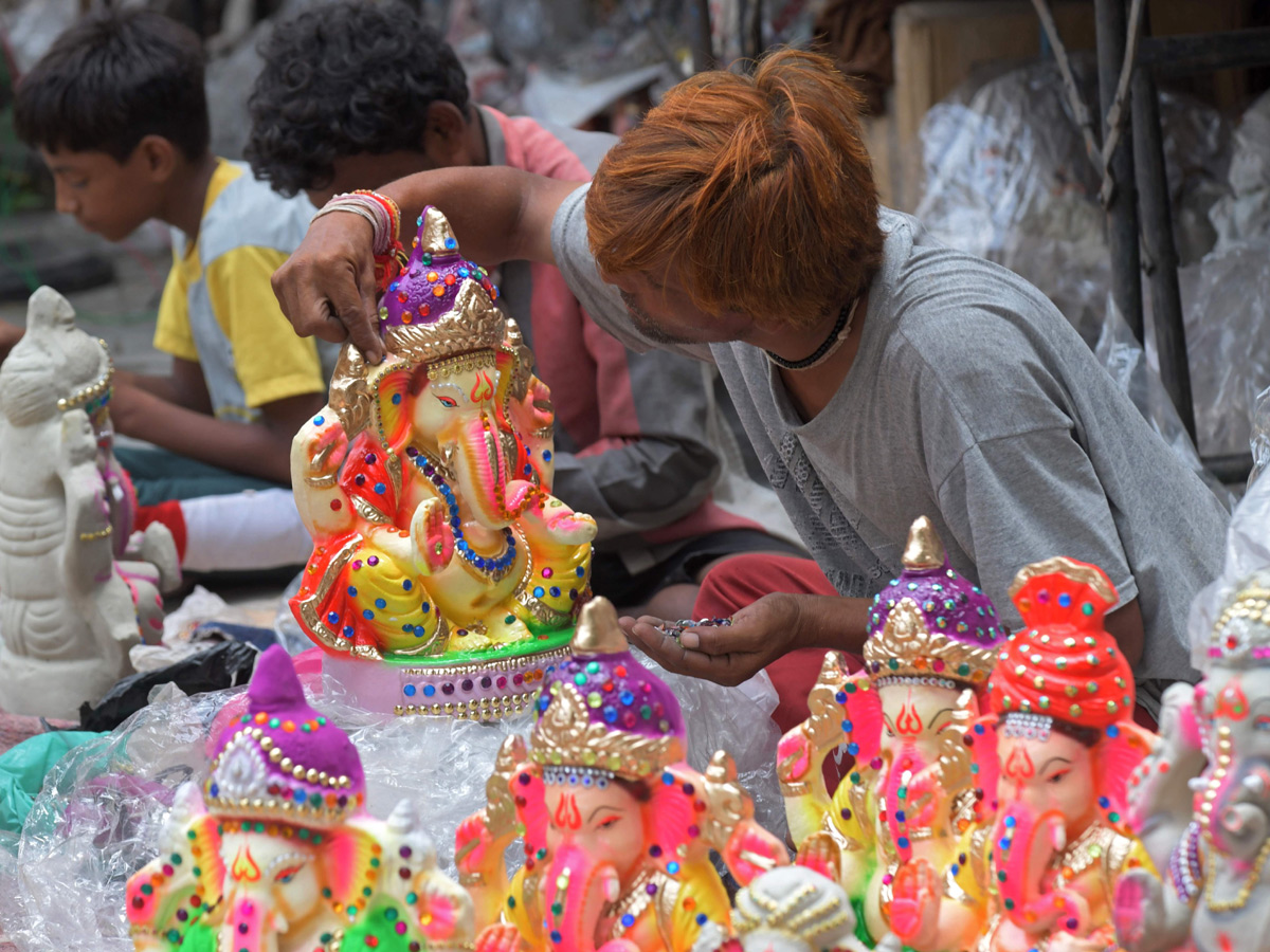 Corona Effect In Ganesh Chaturthi Festival 2020 Photo Gallery - Sakshi9