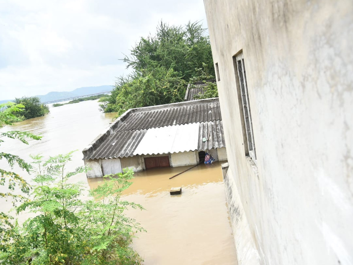  Krishna River Water Reach Heavy inflow Photo Gallery - Sakshi14