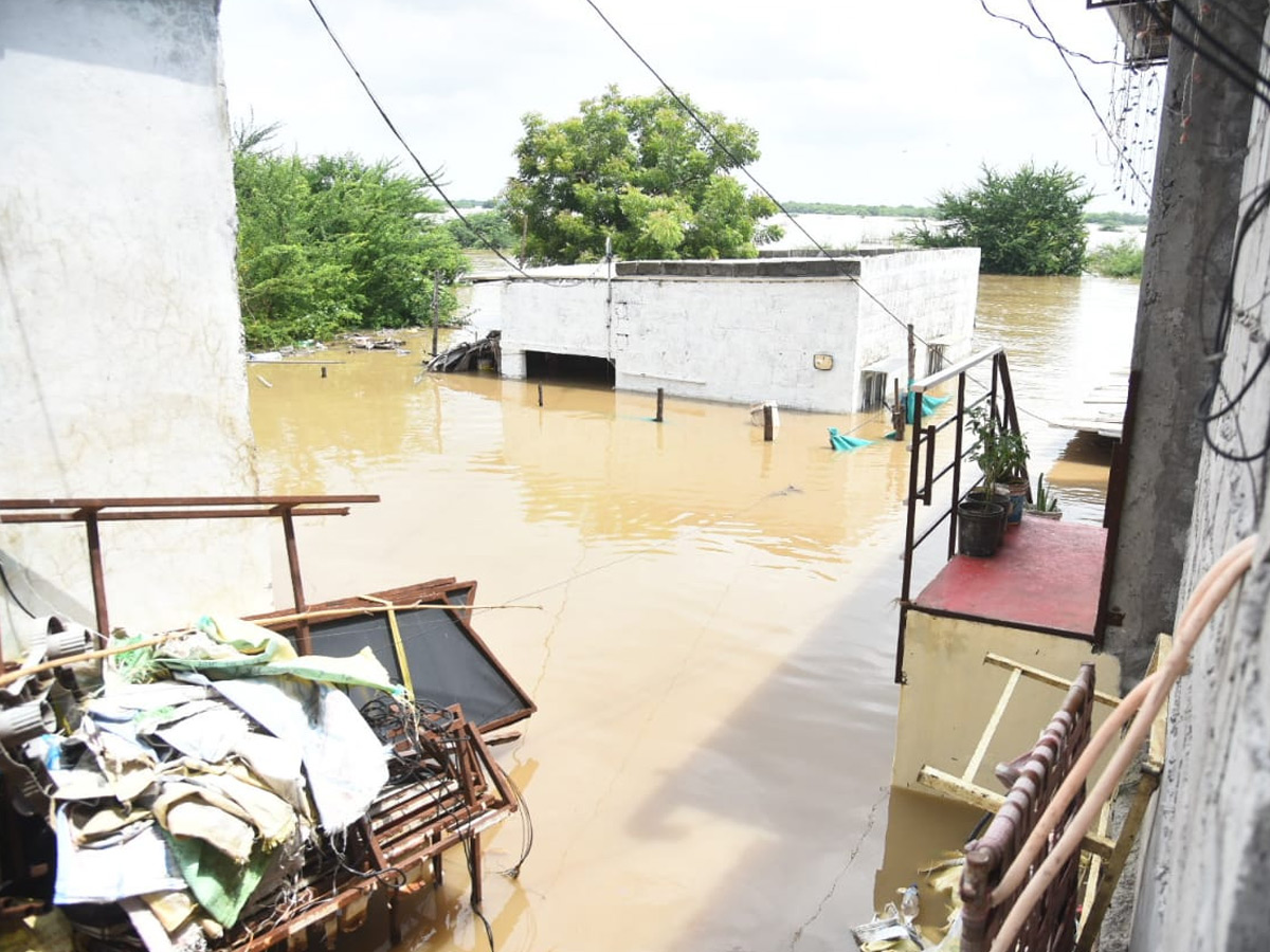  Krishna River Water Reach Heavy inflow Photo Gallery - Sakshi16