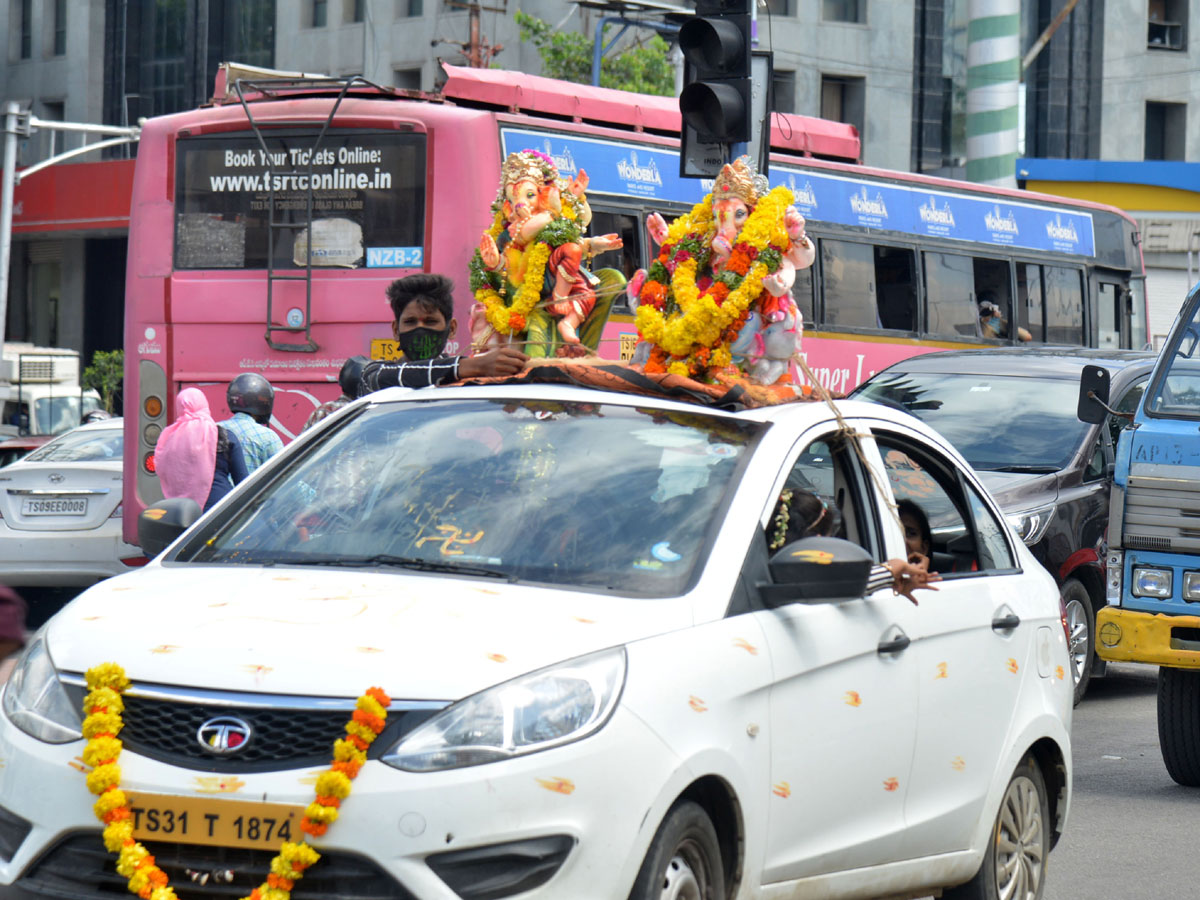 Ganesh Immersion 2020 Hyderabad TankBund Photo Gallery - Sakshi34