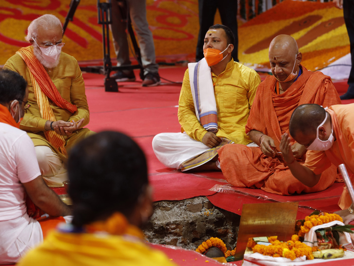 Ayodhya ram mandir bhoomi pooja Photo Gallery - Sakshi2