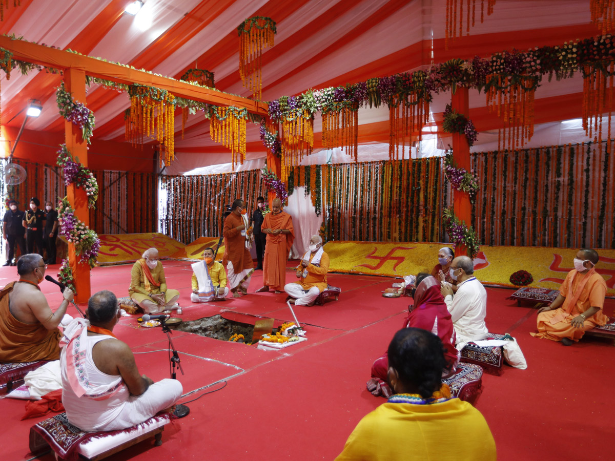 Ayodhya ram mandir bhoomi pooja Photo Gallery - Sakshi17